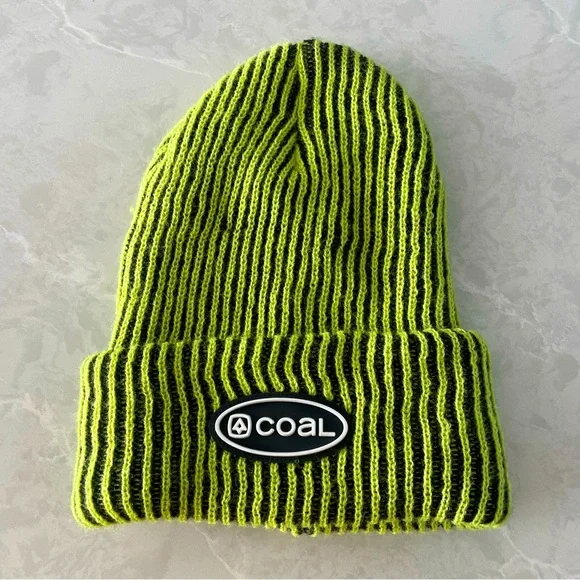 The Benny Ultra Tall Knit Beanie - Coal Headwear Knitted Long Beanie - Picture 1 of 16